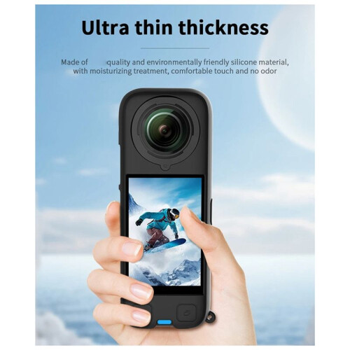 Suitable for  X4 Panoramic Camera Host Silicone Sleeve Lens Silicone Sleeve Protective Cover 1