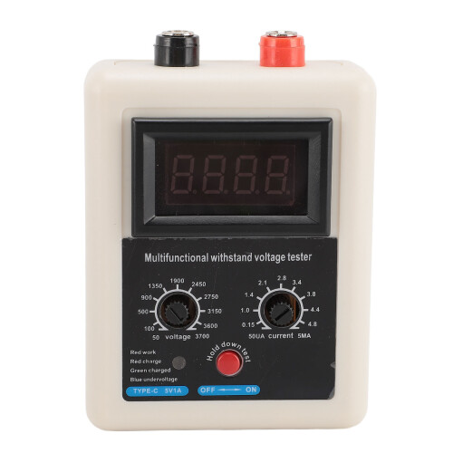 DC 50V-3700V IGBT Transistor Voltage Tester with Adjustable Output, Green LED