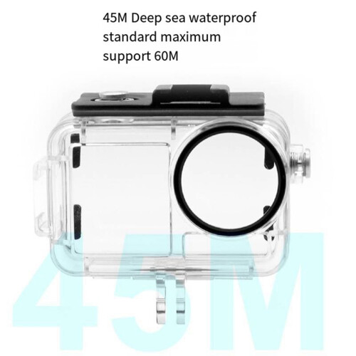 For  Action 3 Action 4 Action Camera Waterproof Case Diving 40M Depth Cold Shoe Opening Design 1