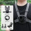 Quick-Release Vest Strap Kit for  for  Osmo/Action Kit Action Camera Personal Perspective Shooting Vest Strap 2