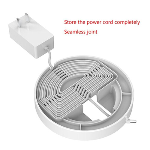For  Echo Show 10 Base Bracket Punch-Free Power Cable Storage Stand for Echo Show 10