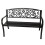 Birchtree BIRCHTREE Steel Garden Bench 3 Seater C080 2