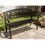 Birchtree BIRCHTREE Steel Garden Bench 3 Seater C080 3