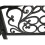 Birchtree BIRCHTREE Steel Garden Bench 3 Seater C080 5