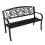 Birchtree BIRCHTREE Steel Garden Bench 3 Seater C080 9