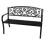 Birchtree BIRCHTREE Steel Garden Bench 3 Seater C080 10
