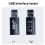 USB3.0 Interfaces Signal Tester for USB/Type-C Docking Station Easy Detection USB3.1/USB3.0/USB2.0 Signal Interface Test 6