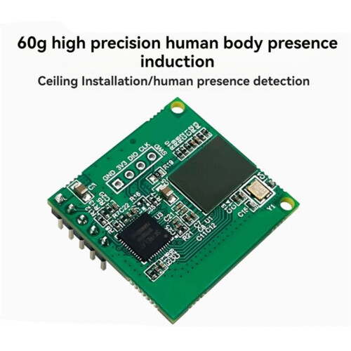LD6001B 60GHz MmWave  Sensor+CH340 Serial Port Board High Precision Multi-Target 3D Human Presence Sensor Module 2
