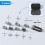 Hagibis Multi USB C Adapter Kit Short USB4 Fast Charging Cable Set Storage Box 9-in-1 5