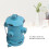 Hydranten-Mülleimer Retro Eisen Hellblau 8