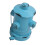 Hydranten-Mülleimer Retro Eisen Hellblau 21