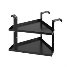 Office Cubicle Shelf Cubicle Storage Organizer Cubicle Accessories Height Adjustable Cubicle Corner Shelf with Hook