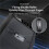 JOMAA  Wireless Vertical Mouse with OLED Screen Rechargeable USB Wired Gaming Mouse 4800DPI Speed Roller 4