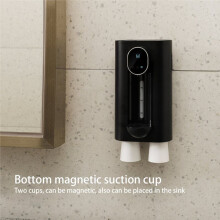 Automatic Mouthwash Machine Wall-Mounted 540ml Oral Cleansing Water Dispenser Soap Dispensers Bottle for Bathroom White