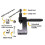 Tools Chain Riveter Punching Chain Link Installation 520/525/530/Oil Seal Chain Disassembling Tool Motorcycle Accessorie 3