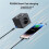 Wireless Charging  Socket European Standard PD15W Fast Charging USB Office Desk Wireless Charging  Socket (EU),A 4