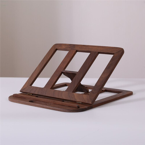 Wooden Computer Stand Adjustable Desktop Student Reading Rack Laptop Cooling Rack Folding Stand 1