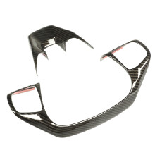 2 Pcs Carbon Fiber Style Steering Wheel Trim Stickers for Ford Bronco Sport 2021+
