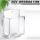 2Pack Acrylic Remote Control Holder Adhesive Wall Mount Phone Holder Wall Mount Organizer Media Storage Box 3