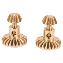 10X Brass Front & Rear Axle Gear Drive Shaft Gears Upgrade Accessories for WPL B24 B36 C14 C24 MN D90 D99 MN99S Parts