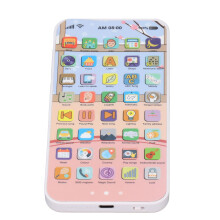 Touchscreen Baby Phone 40 Buttons Pink Rabbit 7.7x15.8cm Rechargeable