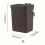 Space-Saving Quiet-Close Trash Can, Eco-Friendly Sealed Bin for Kitchen & Office, No Electricity Needed Black-3L 3