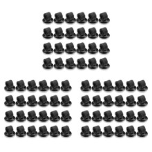 72Pcs Pen Holder Clip Manganese Pen Holder Self Adhesive Pencil Storage Box for Home Office