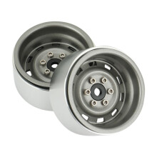 4 STKS 1.9 Inch Metalen Beadlock Wielnaaf Velg voor 1/10 RC Crawler Car Titanium