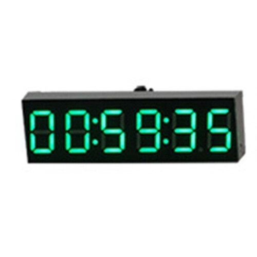 5pcs 0.36 Inch 6-Bit Clock LED Digital Electronic Clock W Second Display Module Power Off Memory Brightness A 1