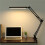 DeskLamp Adjustable Foldable Double Swing Arm Light Eye-Caring for Dormitory Study Office Architect Task Lamp Dimmable B 3