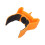 For  AVATA 2 Flight Tail to Reduce Drag Airflow for  AVATA 2 Tail Fixed Support Accessories Orange 9