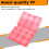 Custodia per Schede di Gioco 28 In 1 per  3DS - Portacartucce Resistente Rosso 2