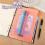 40Pcs A5 6 Ring Binder Pockets 3 Types Envelope,Zipper Closurek Bill Pouch for  Organizer Clipbook 7
