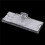 Safetypin Clear Hard Plastic Name Tag Clip Holder 30 Pcs 10