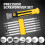 12-in-1 Screwdriver Multibit Screwdriver with Magnetic Bit Holder Includes Flat , Phillips, Hex,Square, and Y Driver 7