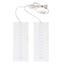 Vollspektrum-Doppelkopf-LED-Pflanzenlicht USB 5V