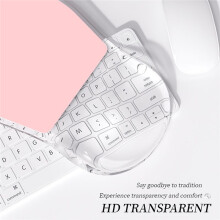 Relieve Wrist Pain Gel Mouse Pad,Ergonomic Mouse Pad Wrist Support,Anti Slip Silicone Rubber Base Soft Mouse Pad