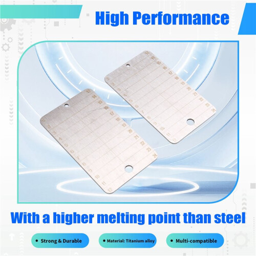 Crypto Seed Phrase Storage, Bitcoin Seed Plates, Fireproof Waterproof Recovery Backup,Seed Phrase Plates 2