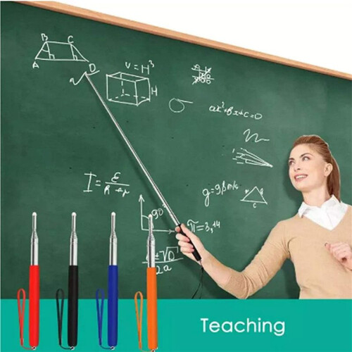 8Pcs Telescopic Pointer Stick with Hand Lanyard Teacher Pointer for Classroom Retractable Pointer Whiteboard Pointer 2