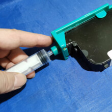 6X Clip de Succión de Herramienta de Tinta de Recarga de Cartucho de Tinta Adecuado para 45 51645 6615 51640 240 15 Clip de Absorción Hebilla de