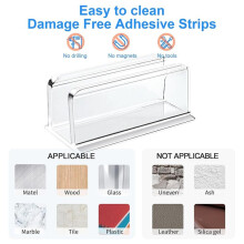 20 Pcs Rope Light Clips Mounting Clear Waterproof LED Strip Clip Brackets Adhesive Wall Mount Holder Wire Clips