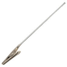 100 X Crocodile Metal Clips with Wire Stalk Alligator Clamps for Memo Note Card Holders