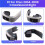 Car Front Dashboard Vent Panel Air Conditioner Outlet Grille for  Prius 2004-2009 Right 4