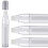 12 Pack Paint Pens 15 mm Empty Acrylic Permanent  Clear White  Pen Fine Point Empty Refillable Markers 3