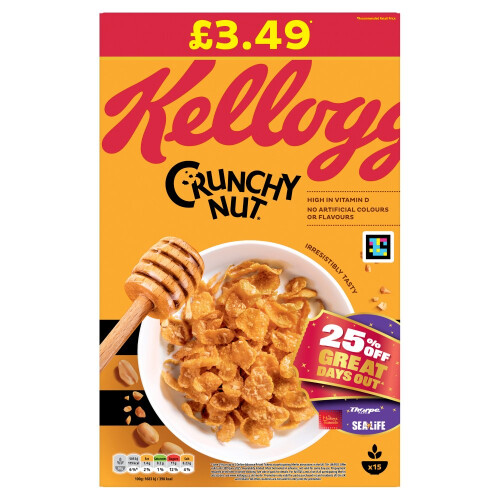 Kelloggs Kellogg's Crunchy Nut Breakfast 460g (pack of 9)