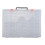 3X Large 48 Grids Plastic Organizer Box with Adjustable Dividers, Storage Organizer, Transparent 3