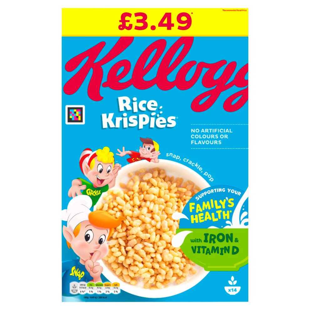 Kelloggs Kellogg's Rice Krispies 430G (Pack Of 7)