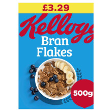 Kellogg's Bran Flakes Cereal 500g (Pack of 6)