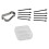 Replacement Tips for  2,Durable  Pen Tips for  1/2 Pen Nibs (20PCS) with Tool Black 2