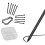 Replacement Tips for  2,Durable  Pen Tips for  1/2 Pen Nibs (20PCS) with Tool Black 5